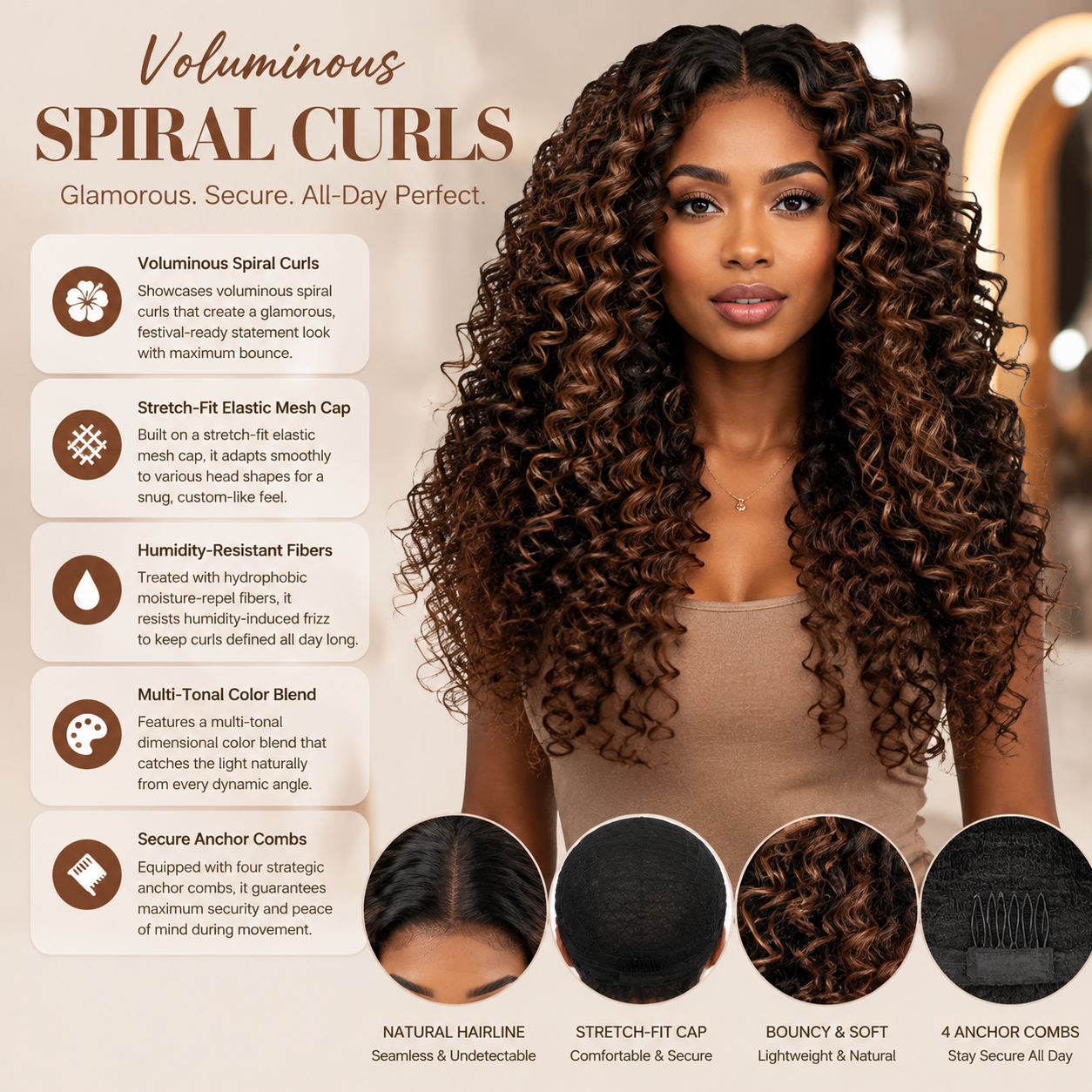 KRYPAAA™ LuxeGlam Bohemian Waves